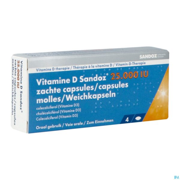 Packshot Vitamine D Sandoz 25000iu Caps Zacht 4 Packshot Vitamine D Sandoz 25000iu Caps Zacht 4