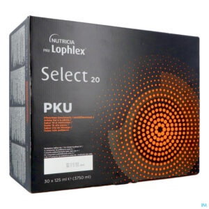 Packshot Pku Lophlex Select 20 Perzikthee 30x125ml