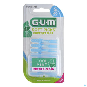 Packshot Gum Softpicks Comfort Flex Mint S 40