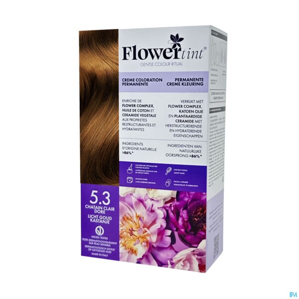 Packshot Flowertint Licht Goud Kastanje 5.3 140ml