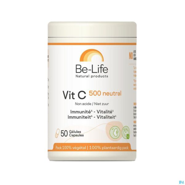 Packshot Vit C 500 Neutral Be Life Nf Caps 50 Verv. 4200416