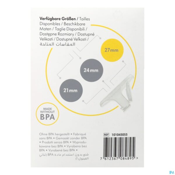 Packshot Medela Freestyle Hands-free Borstschild 27mm l 2
