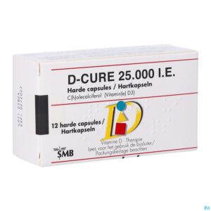 Packshot D-cure 25000ie Gelulen 12