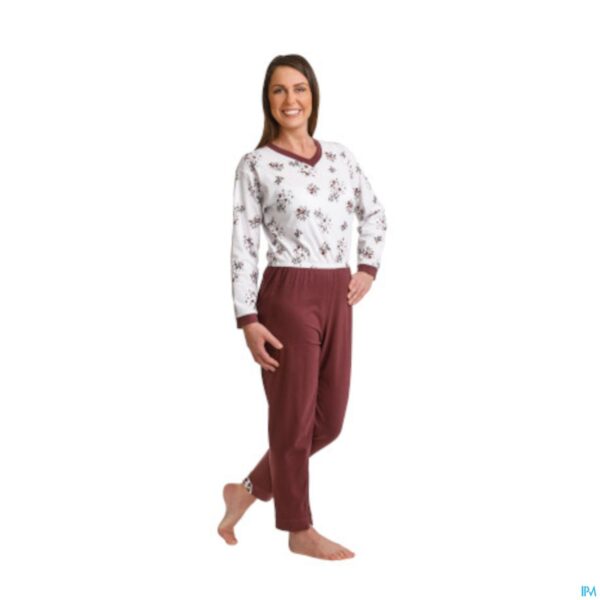 Lifestyle_image Suprima 4720 Slaapoverall Rug+beenrits Bordeaux l