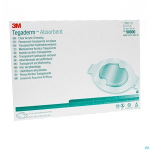 Packshot Tegaderm 3m Absorb.transp Oval 7,6x9,5cm 10 90800
