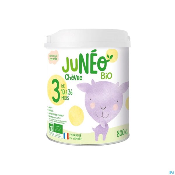 Packshot Juneo 3 Geitenmelk 10-36m 800g