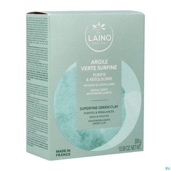 Packshot Laino Argile Pdr Surfine Verte Etui 300g