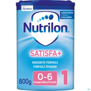 Packshot Nutrilon Verzadiging Satisfa+ 1 Easypack Pdr 800g