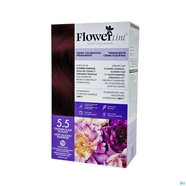 Packshot Flowertint Licht Acajou Kastanje 5.5 140ml