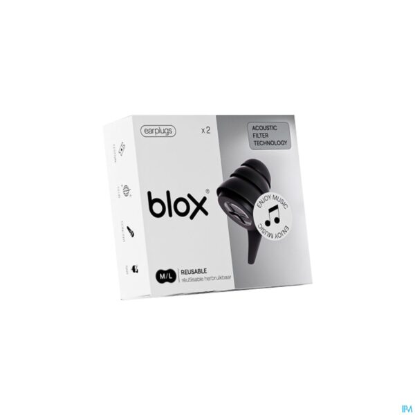 Packshot Blox Music Zwart 1 Paar