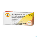 Packshot Bibrocathol-Pos 20Mg/G Oogzalf             Tube 5G