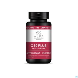 Packshot ALFA Q10 Plus Softgels 150