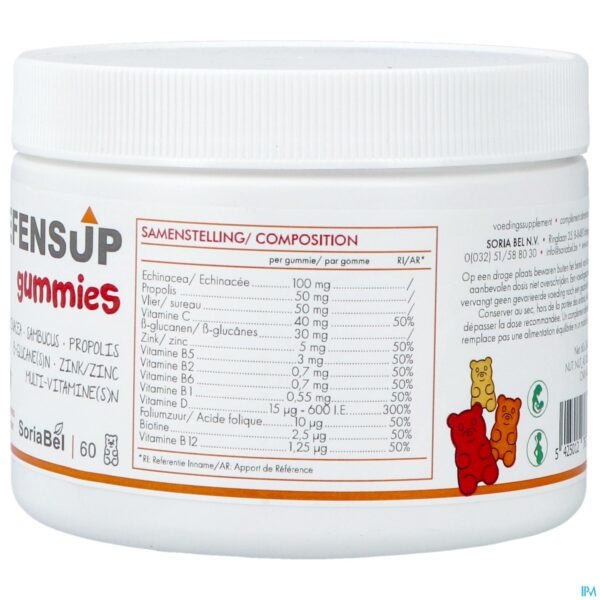 Packshot Soria Defensup Gummies 60