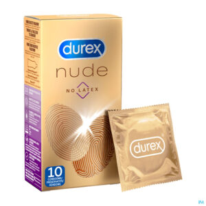 Packshot Durex Nude No Latex Condoms 10