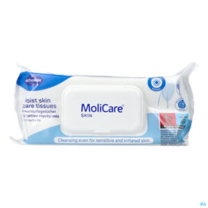 Packshot Molicare Skin Moist Care Tissues 50