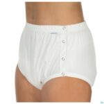 Lifestyle_image Suprima 1288 Slip Pes Pu + Drukknop Unisex Wit Xl