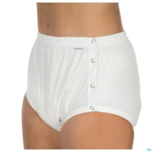 Lifestyle_image Suprima 1288 Slip Pes Pu + Drukknop Unisex Wit Xl