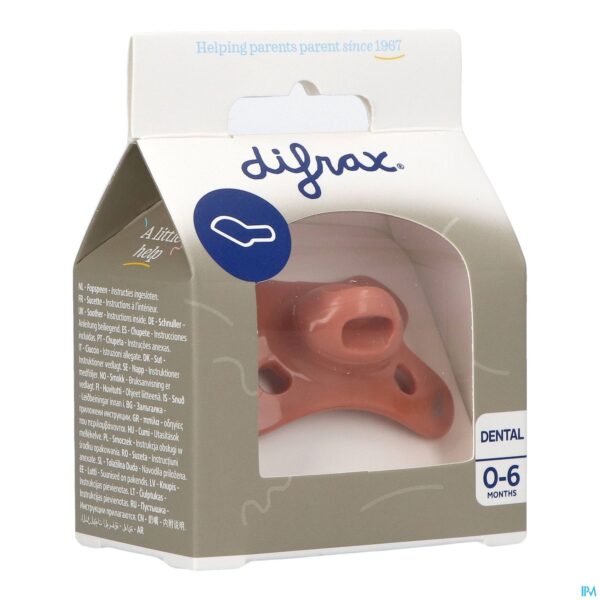 Packshot Difrax Fopspeen Sil Mini-dental 0-6m 799 Packshot Difrax Fopspeen Sil Mini-dental 0-6m 799