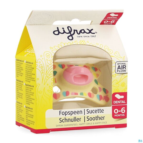 Packshot Difrax Fopspeen Sil Mini-dental 0-6m 799 Packshot Difrax Fopspeen Sil Mini-dental 0-6m 799