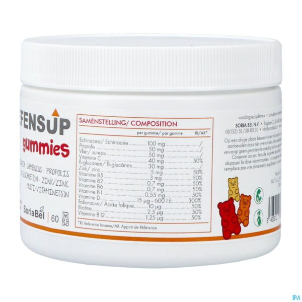 Packshot Soria Defensup Gummies 60