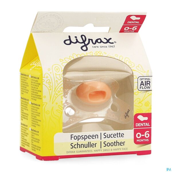 Packshot Difrax Fopspeen Sil Mini-dental 0-6m 799