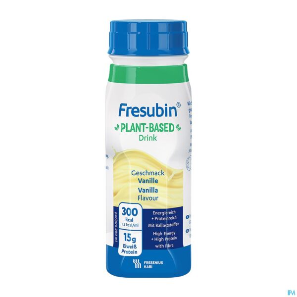 Productshot Fresubin Plant Based Vanille 4x200ml Productshot Fresubin Plant Based Vanille 4x200ml