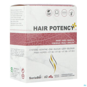 Packshot Soria Hair Potency Plus Tabl 60