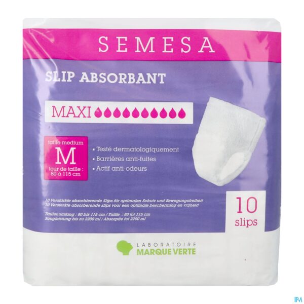 Packshot Semesa Absorberende Slips Maxi M