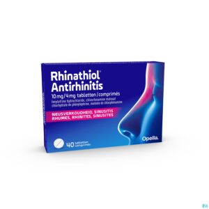 Packshot Rhinathiol Antirhinitis Tabl 40