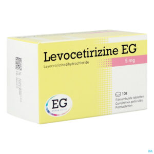 Packshot Levocetirizine EG 5 Mg Filmomh Tabl 100