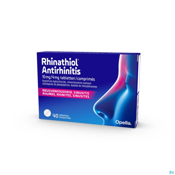 Packshot Rhinathiol Antirhinitis Tabl 40 Packshot Rhinathiol Antirhinitis Tabl 40