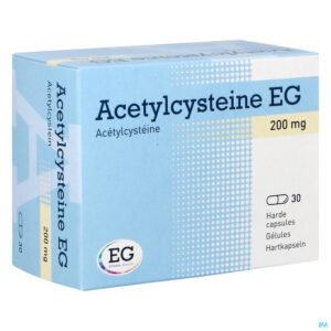 Packshot Acetylcysteine EG Caps  30 X 200 Mg
