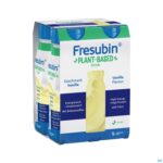 Packshot Fresubin Plant Based Vanille 4x200ml Packshot Fresubin Plant Based Vanille 4x200ml