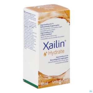 Packshot Xailin Hydrate Hypromellose 0,3% Fl 10ml