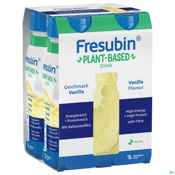 Packshot Fresubin Plant Based Vanille 4x200ml