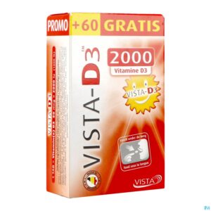 Packshot Vista D3 2000 Promo Smelttabl 120 + 60 Gratis