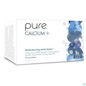 Packshot Pure Calcium+ Kauwtabl 90