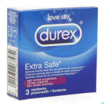 Packshot Durex Extra Safe Condoms 3