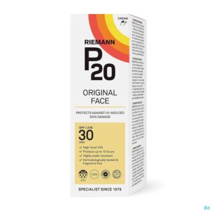 Packshot P20 Zonnecreme Gezicht Spf30 50g