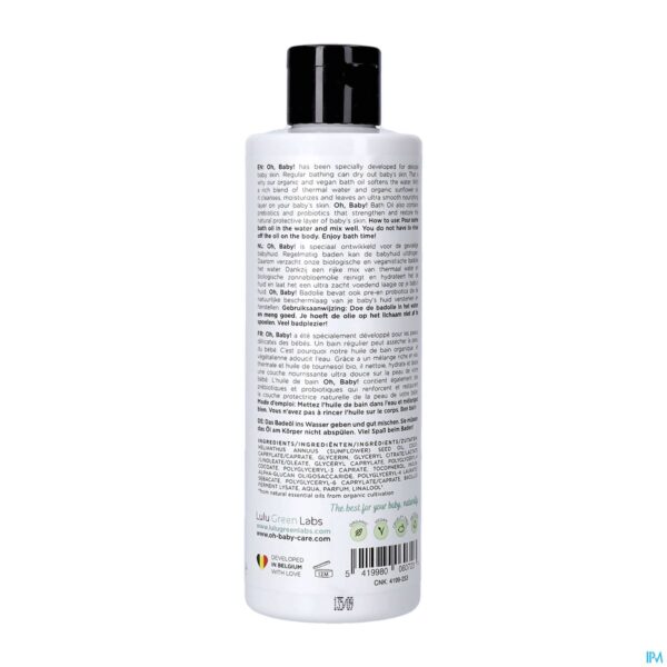 Packshot Oh Baby Badolie 250ml