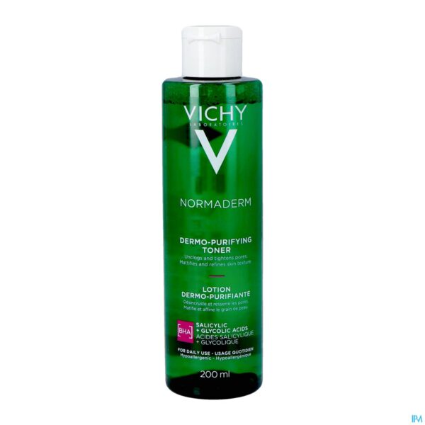 Packshot Vichy Normaderm Dermo Zuiverende Lotion 200ml Packshot Vichy Normaderm Dermo Zuiverende Lotion 200ml