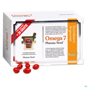 Packshot Omega 7 Pharma Nord Caps 120+30