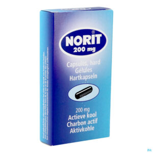 Packshot Norit 200 Caps. 30 X 200mg
