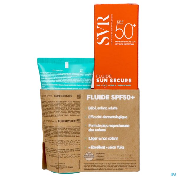 Packshot Svr Sleeve Sun Secure Fluide Ip50+&a/sun 50ml Grat
