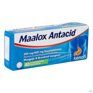 Packshot Maalox Antacid 200/400 Comp 40
