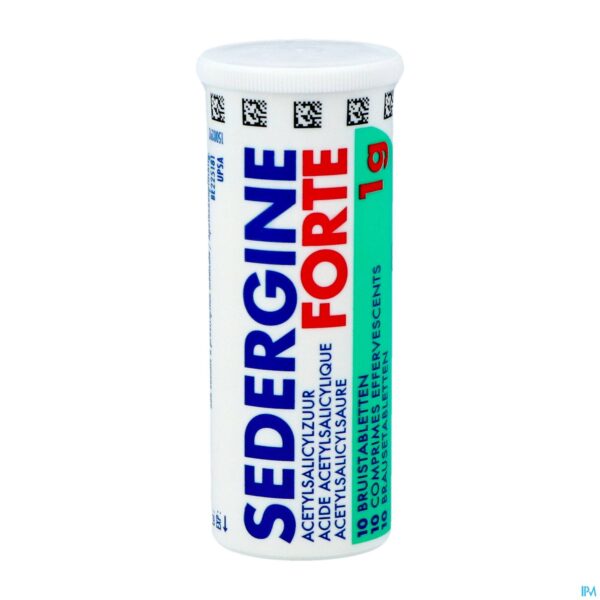 Productshot Sedergine Forte 1g Bruistabletten 20