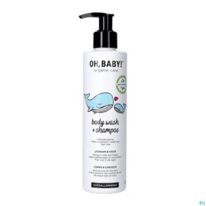 Packshot Oh Baby Body Wash & Shampoo 250ml