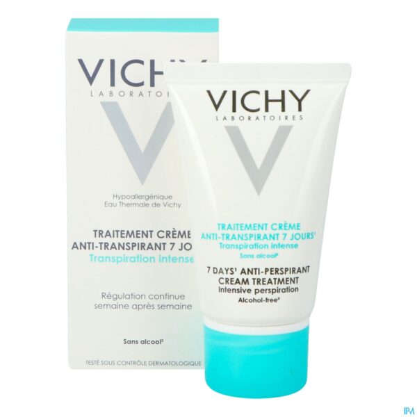 Productshot Vichy Deo Intense Transpiratie 7 Dagen Creme 30ml Productshot Vichy Deo Intense Transpiratie 7 Dagen Creme 30ml