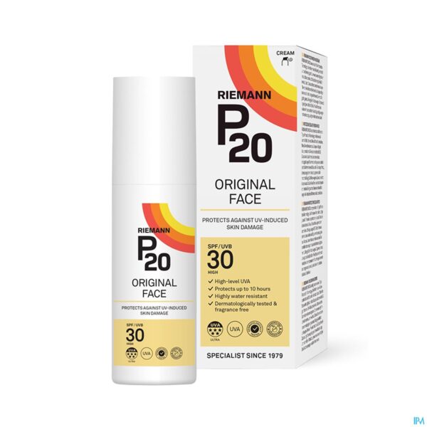 Productshot P20 Zonnecreme Gezicht Spf30 50g