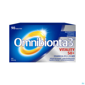 Packshot Omnibionta 3 Vitality 50+ Tabl 90